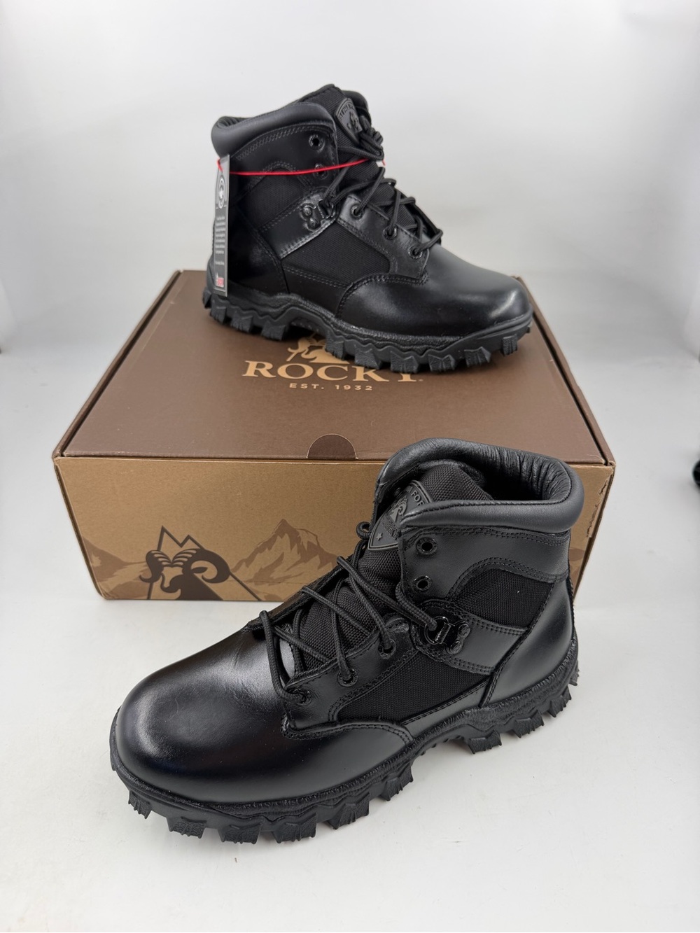 Rocky Men’s Alpha Force -SZ 7M- Waterproof Public Service Duty Tactical Boots
